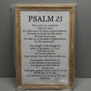 Psalm 93 Rustic Bible Verse Framed Wall Art, 16''×23'' Positive Religious Christian Lords Prayer Sign for God Jesus Christ Prayer, Vintage Holy Horizontal Inspirational Catholic Scripture Decor
