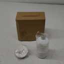 Luxury Glass Dish Soap Dispenser for Kitchen Sink by Brighter Barns - Modern Kitchen Soap Dispenser Set - Refillable Glass Pump Bottle and Tray - White and Gold Home Decor and Accessories, Gift (Gold)