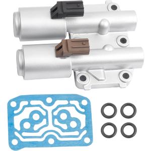 Dasbecan Transmission Dual Linear Solenoid with Gasket Compatible with 2002-2011 Honda CR-V/Accord/Element 2002-2006 Acura RSX TSX Replaces 28260-PRP-014 98990B GEGT7610-262 90428C
