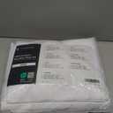 LuxClub 4 PC King Size Sheet Set Bed Sheets Deep Pockets 18" Wrinkle Free Cooling Bed Sheets Machine Washable Hotel Bedding Silky Soft - White King