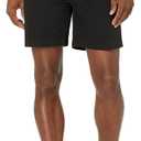 Amazon Essentials Men's Classic-Fit 7" Chino Shorts, Black (Size 34)