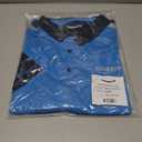 LULY YANG DSP Men's Active Polo - Short Sleeve (Blue, XXL)