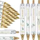 Chuangdi 24 Pcs Leaf Baby Shower Ballpoint Pens Favors Bulk Retractable Ballpoint Pen Black Ink with Gifts for Guests School Supply