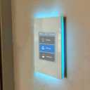 LANBON Smart Light Switch,1/2/3 Gang,3 Way for Whole House, LCD Magic Panel by WiFi Mesh Never be Offline, 2.4G Wi-Fi Smart Switch Compatible with Alexa&Google Home, Neutral Wire Required,L8-HS-White