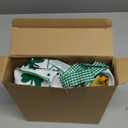 2 Pcs St Patricks Day Clover Ribbon Bow for Wreath Large Clover Wreaths Ribbon Bundle Assorted Sash for Wreaths for Irish Party Front Door Indoor Outdoor Decoration