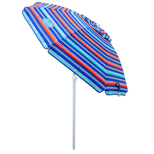 Tommy Bahama 6' UPF 50+ Tilt Beach Umbrella with Integrated Sand Anchor, Wind Vent, and Carry Bag
4.2 
4.2 out of 5 stars
   (973)