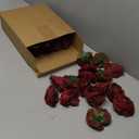 Thiccywoov 100 Pcs Flowers Long Stem Artificial Rose, 3.2 Inches Silk Rose Head Flowers Fake for Wedding Bridal Bouquet Independence Day Home Floral DIY Centerpieces Party Decoration (Burgundy)