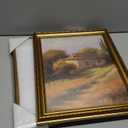 upsimples 11x14 Picture Frame with Real Glass, Ornate Vintage 11 x 14 Photo Frames for Wall Decor, Gold, 2 Pack
