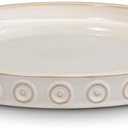 Plant Saucer for Indoors - Ceramic Plant Saucer for Outdoors 11.4 Inch Plant Water Catcher Tray Plant Pot Saucer Plant Drip Tray Drainage Large Plant Plates to Catch Water White