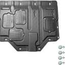 Front Engine Splash Shield Fit for Hyundai Sonata 2011 2012 2013 2014 2015 2016 2017 Engine Case Guards Suitable for Hyundai Sonata Under Engine Cover Mud Flaps Directly Replace Original