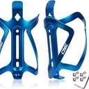 CNC Bike Water Bottle Holder, Bike Water Bottle Cage for Road Bike/Mountain Bike2-PackBlue