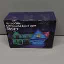 500FT Permanent Outdoor Lights Waterproof with Smart App Control Remote,DIY Scene Modes,Music Sync hronization,Eaves Lights for Garden Decor,Deck,Christmas (RGB (Red, Green, Blue))