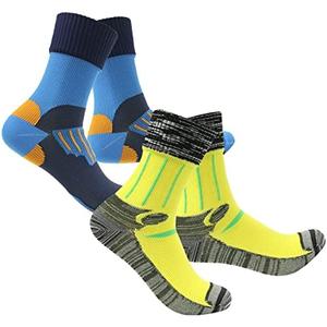 RANDY SUN Waterproof Socks, Unisex Hiking Wading Trail Running Kayaking Crew Socks