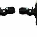 BicycleStore® 1 Pair Universal Aluminum Alloy Bicycle Brake Handle Mountain Road Bike Brake Lever Diameter 22mm(Black)
