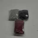 Washable Incontinence Underwear for Men - Cotton Urinary Leakproof Briefs with Flying, Complete Front & Rear Leak Proof, 150ml Absorbency (3 Pack, Black/Gray/Burgundy, 2XL) (XX-Large)