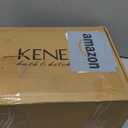 KENES Brushed Gold Tub and Shower Trim Kit, Square Tub Shower Faucet Set Complete with 6-Inch Rainfall Shower Head and Tub Spout, KE-6025A-4 (Shower Valve Included)
