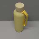 KIVY Slim Water Bottle 22oz [Lightweight & Shatterproof] Leak Proof Bottle for Women & Men - Clear plastic water bottle no straw - Dishwasher Safe Tritan Bottle BPA Free (Butter)