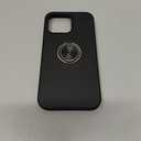 PELEPUES Shockproof Case for iPhone 14 Pro Max, [Embedded Finger Ring] Military Grade Phone Case Cover with Reinforced Metal Stand Kickstand [Support Magnetic Car Holder] for iPhone 14 6.7'', Black