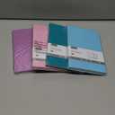 4 Pack Lined Journal Notebooks for Work, Travel, College, A5 Size 100 GSM Thick Paper, Classic Ruled, Hardcover Notepad for Writing 160 Pages, 5.5 x 8.3 inch, 4 Light Multicolors