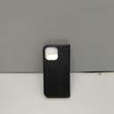 SHIELDON Case for iPhone 15 Pro Max 6.7", Genuine Leather Wallet Folio [Magnetic Closure] [RFID Blocking Card Slot] [Kickstand] Full Protection Case Compatible with iPhone 15 Pro Max 2023 - Black