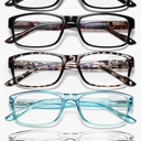 Gaoye Reading Glasses Men/Women, Eyeglasses, Blue Light Readers for Men/Women, Computer Eye Glasses, Cheaters +6.0