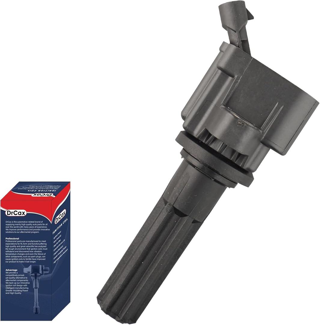 OEM Ignition Coil UF497 12596547 Compatible with GMC Canyon Envoy Chevrolet Colorado Trailblazer Hummer H3 H3T Buick Rainier Saab 9-7x Isuzu Ascender 2.9L 3.7L 4.2L L4 L5 L6-1 Pack, Size: UF497