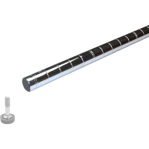 Thunder Group Chrome plated 8" post with leveling foot, comes in 4 posts