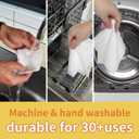 NNX Reusable Paper Towels 90 Count  OEKO-TEX Standard 100 Certified, Plant-Based Fiber, Washable Quick Dry Heavy Duty Kitchen Rags & Dish Cloths for Multi-Purpose Cleaning