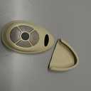FAN35T Ceiling Fan Remote Control Replacement for Allen+Roth, Kichler, 3-Speed, Light Dimmer, Learn Key, 303.9MHz,with Wall Holder,Easy to Program