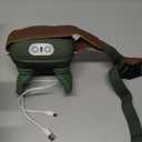 Neck Massager with Heat, Bionic Portable Shiatsu Neck and Back Massager, Electric Shoulder Massagers with Fingers for Pain Relief Deep Tissue, Simulated Human Hand Design 4D Kneading, Green