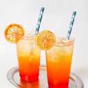 YAOSHENG [100 Pack] Green Leaf Paper Straws Disposable, 100% Biodegradable Multi-Pattern Party Straws For Birthday, Wedding and Holiday Decoration (green leaf)