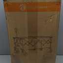 48" L Collapsible Wagon Cart Foldable, 560lbs Weight Capacity 300L Heavy Duty Folding Beach Wagons with Big All-Terrain Wheels, Utility Carts for Groceries, Shopping, Camping, Sports - Black