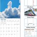 9 x 2026 Funny Wall Calendar 12 Month, Large Wall Calendar 2026 from January to December 2026, Natures Pics Funny Gag Gift for Adults, White Elephant Gift, Thick Glossy Paper, 12"x24" Open