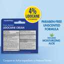 4 x HealthWise Maximum Strength Lidocaine Cream | Numbs Away Pain | Long-Lasting Relief | Non-Greasy | 1.75 Oz