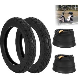 14X2.125 E-Bike Tire Tube,SOGIME 57-254 Tire and Inner Tube 2 Packs for Electric Bike Ride-On Scooter