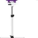 Dog Dryer Stand, 4.3HP Variable Air Speed & Heat Pet Dryer with Stand, High Velocity Dog Pet Stand Grooming Dryer, Fluffy Dry (Purple)
