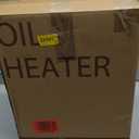 Oil Filled Radiator Heater,Oil Heater with Adjustable ThermostatElectric Radiator Heater with Overheat SafetyMini Portable Space Heater 700W (WHITE)