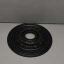 Ekena Millwork CM15GABLF 15 3/4"OD X 3 1/4"ID X 1"P Galway Ceiling Medallion Fits Canopies Up to 3 1/4", Jet Black