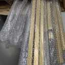 Urban Deco Cylinder Stands for Party, Set of 3 Gold Metal Hexagon Cake Pedestal Stand with Marbled Countertop, Flower Plant Pedestal Stands for Display Parties Wedding Birthday Decor, 3PCS, Gold