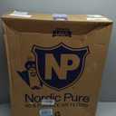 Nordic Pure 16x25x1 (Actual Size: 15 1/2 x 24 1/2 x 3/4) Pleated MERV 12 Air Filters 6 Pack