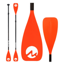 Abahub 1 x 4 Section Carbon SUP Paddle/Kayak Oar, Adjustable Stand up Paddleboard Paddles, Lightweight Carbon Shaft Black/Blue/Green/Gray/Orange/Red Plastic Blade