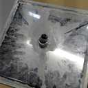 Voolan Rain Shower Head with Goose Neck Curve Arm, All Metal Waterfall Rainfall Showerhead, High Flow Bathroom Square Large Shower Head (12 Shower Head with 13 Shower Arm, Chrome)