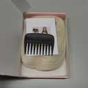 REECHO Real Human Hair Topper, 10 inch Women Hair Toppers for Thinning Hair, 100 Percent Human Hair Large Coverage Natural Hairpiece Wiglet, Butterfly Base 5"x4.8", White Blonde