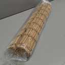 SEEYE Cordless Bamboo Blinds - Light Filtering Roller Shades, Natural Roman Blind, Easy to Install for Windows, Doors, Patio, Bedroom - 24" W x 64" H