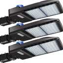 ledmo 200 Watt LED Parking Lot Light - 26,000 Lumen - 5000K Bright White - Slip Fit - with Photocell - Brown Housing