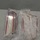 AUCERAMIC Chrome Mirror Covers Caps Fit for 2007-2019 Toyota Tundra 2008-2014 Toyota Sequoia