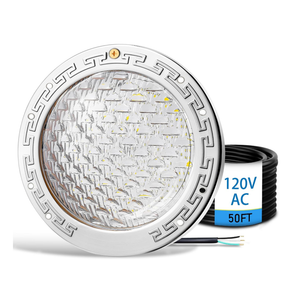 10 Inch LED Pool Light for Inground Pools, 4000LM Cool White Pool Light
Compatible with pentair and hayward 10" Wet Niches, IP68 Waterproof, 35W, 50 FT Cord