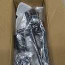 Plug in Track Light Black 4 Light Plug in Ceiling Lighting Fixture with 16.4' Long Cord,4 Way Ceiling Spotlight,Rotatable Wall Mount Light Head,GU10 Bulbs Not Included