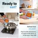 2-Cup Silicone Freezer Trays with Lids  Perfect for Meal Prep, Portion Control, and Easy Freezing-Meal Prep Container Molds for Soup,Leftovers (Aqua, 2 Pack)