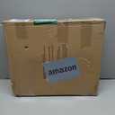 VEVOR Corner Bread Box for Kitchen Counter, Double Layer Large Capacity Bamboo Bread Storage Container, Farmhouse Wooden Breadbox for Homemade Bread, Storage Holder Bin with Acrylic Wavy Door, Black